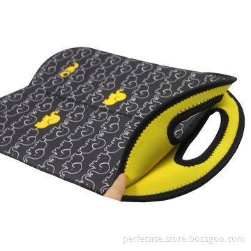Wine Bottle Carrier Bag, 3mm Neoprene with Special Pattern Printing, Premium Promotional Item